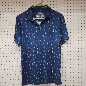 Burlebo Mens POLO Short Sleeve - PPMOON STYLE SZ Small